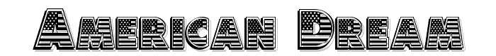 American Dream font
